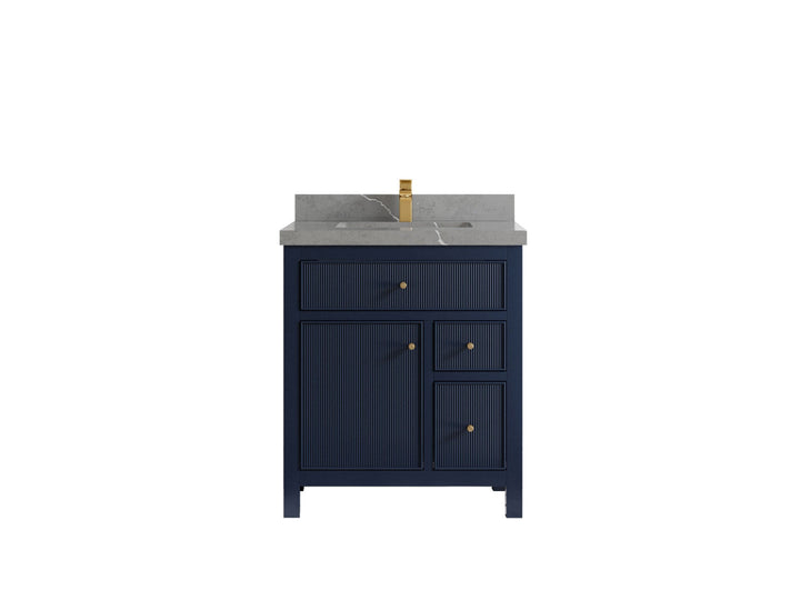 Sonoma 30 in W x 22 in D Reeded Free Standing Single Sink Bathroom Vanity hln - photo 18