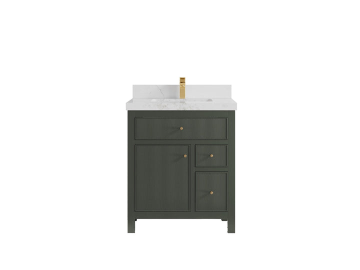 Sonoma 30 in W x 22 in D Reeded Free Standing Single Sink Bathroom Vanity pgn - photo 9