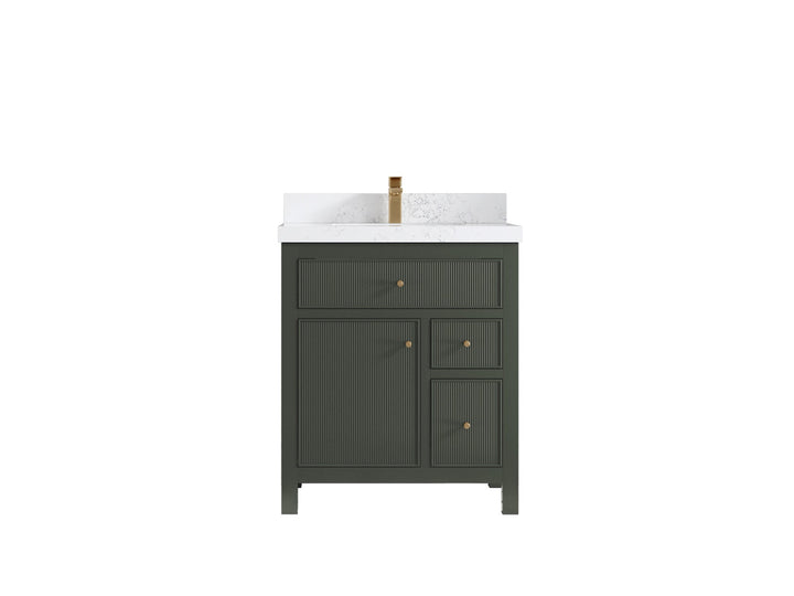 Sonoma 30 in W x 22 in D Reeded Free Standing Single Sink Bathroom Vanity pgn - photo 1