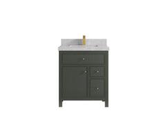 Sonoma 30 in W x 22 in D Reeded Free Standing Single Sink Bathroom Vanity - photo 17