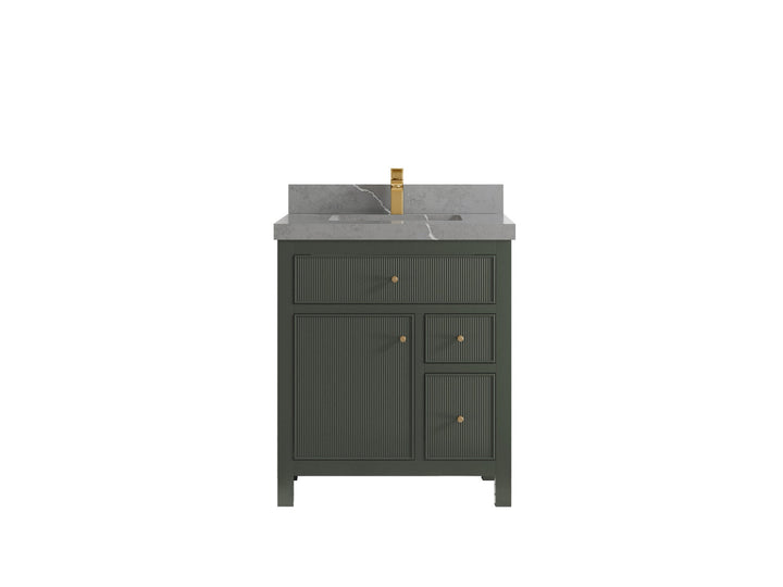 Sonoma 30 in W x 22 in D Reeded Free Standing Single Sink Bathroom Vanity pgn - photo 18