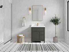 Sonoma 30 in W x 22 in D Reeded Free Standing Single Sink Bathroom Vanity - photo 4