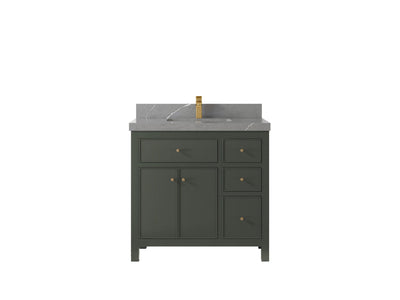 Sonoma 36 in. W x 22 in. D Center Sink Bathroom Vanity - Willow Bath and Vanity