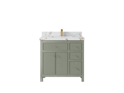 Sonoma 36 in. W x 22 in. D Center Sink Bathroom Vanity - Willow Bath and Vanity