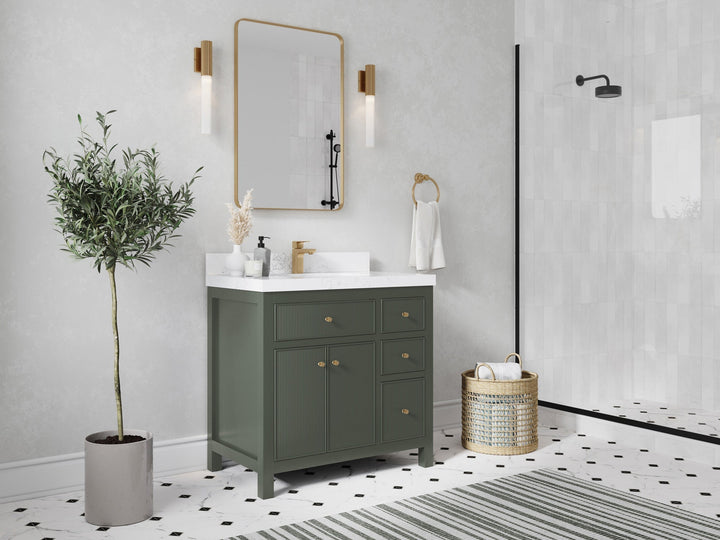 Sonoma 36 in. W x 22 in. D Center Sink Bathroom Vanity - photo 2