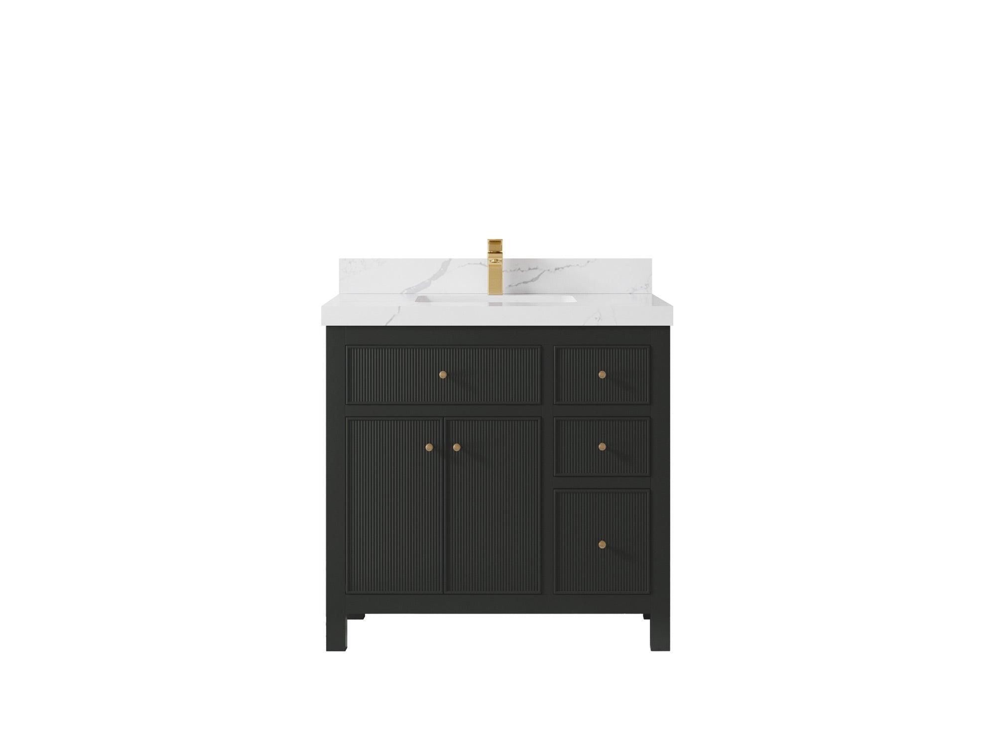 Sonoma 36 in. W x 22 in. D Center Sink Bathroom Vanity - Willow Bath and Vanity