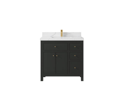 Sonoma 36 in. W x 22 in. D Center Sink Bathroom Vanity - Willow Bath and Vanity