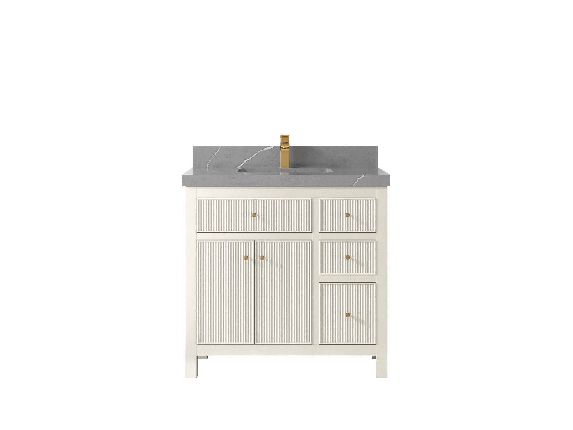 Sonoma 36 in. W x 22 in. D Center Sink Bathroom Vanity - Willow Bath and Vanity
