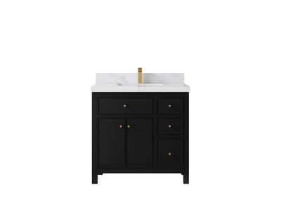 Sonoma 36 in. W x 22 in. D Center Sink Bathroom Vanity - Willow Bath and Vanity