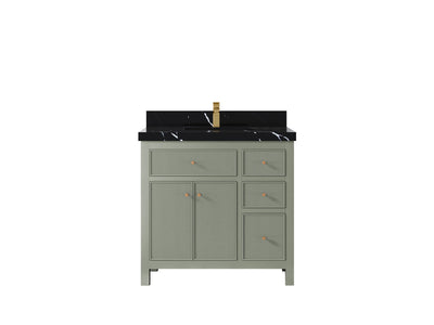 Sonoma 36 in. W x 22 in. D Center Sink Bathroom Vanity - Willow Bath and Vanity
