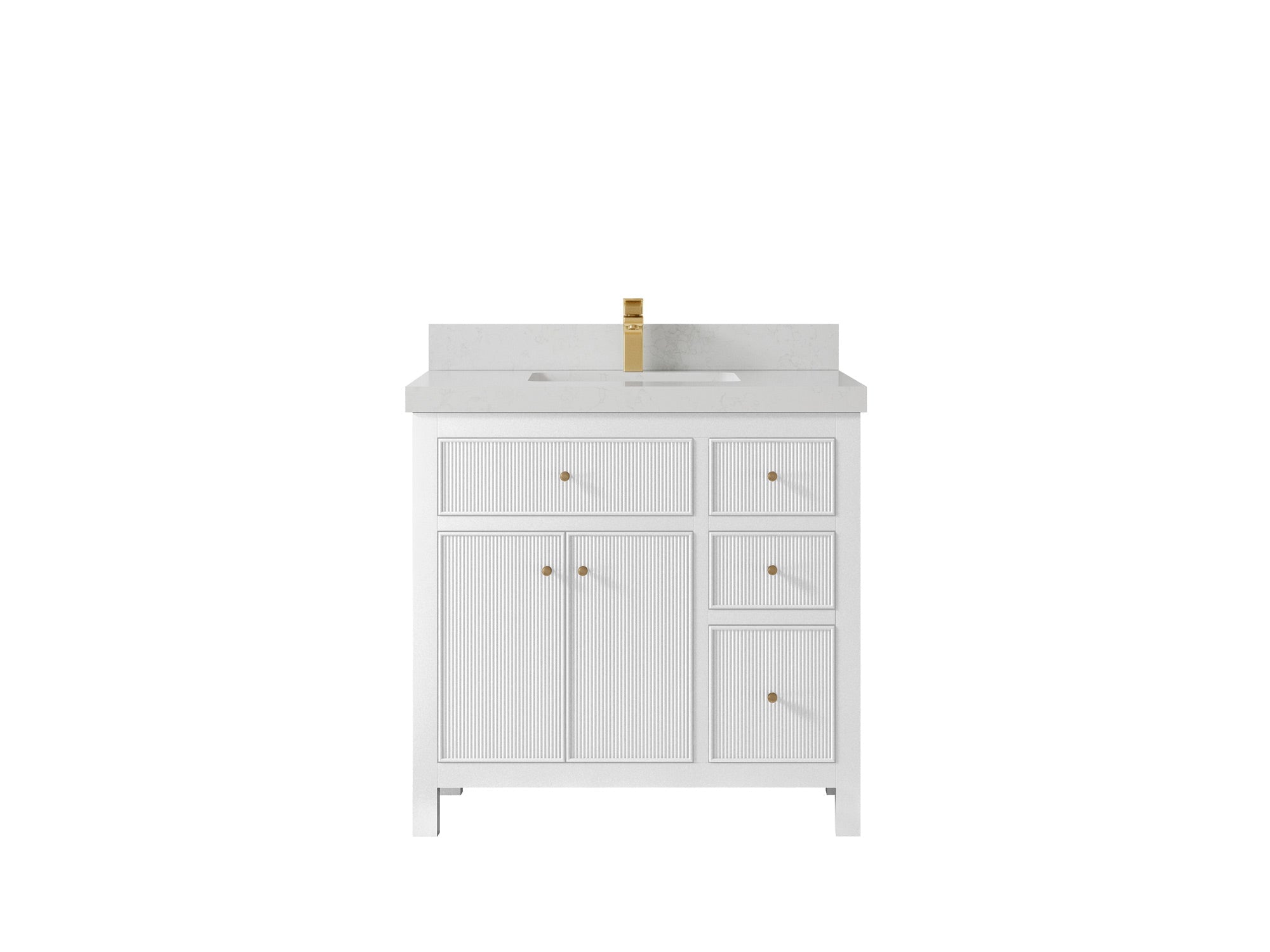 Sonoma 36 in. W x 22 in. D Center Sink Bathroom Vanity - Willow Bath and Vanity