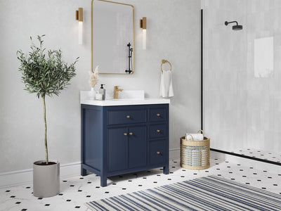 Sonoma 36 in. W x 22 in. D Center Sink Bathroom Vanity - Willow Bath and Vanity