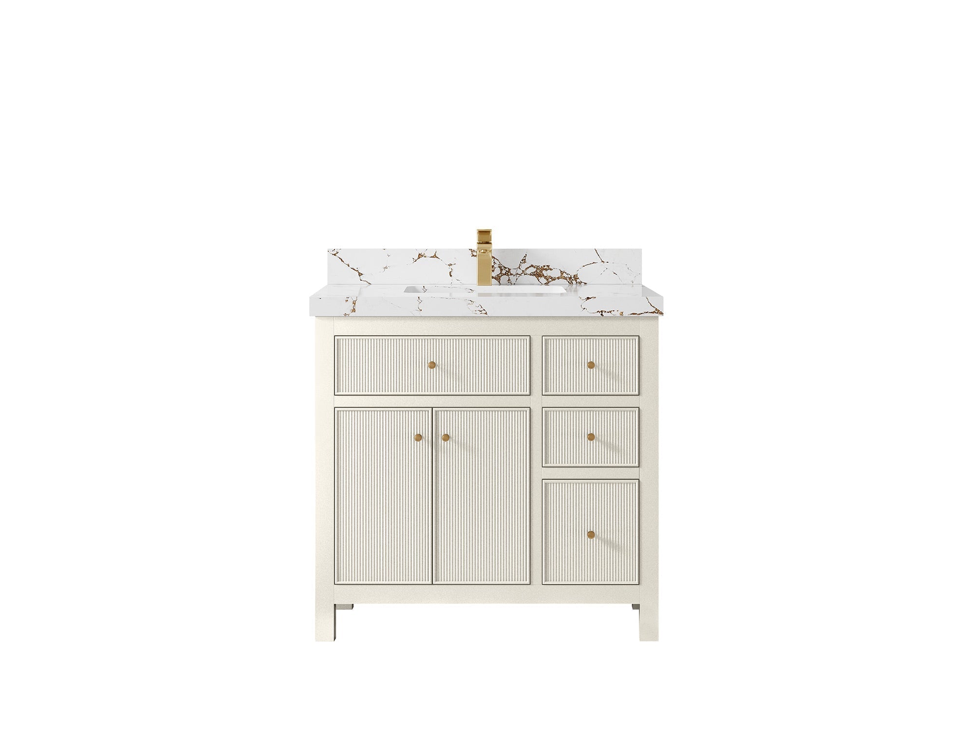 Sonoma 36 in. W x 22 in. D Center Sink Bathroom Vanity - Willow Bath and Vanity