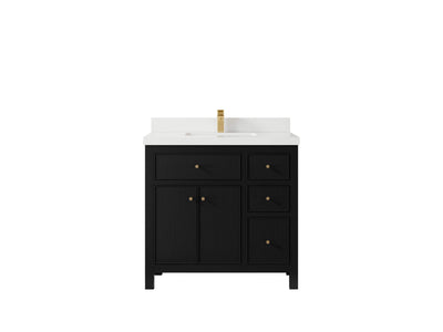 Sonoma 36 in. W x 22 in. D Center Sink Bathroom Vanity - Willow Bath and Vanity