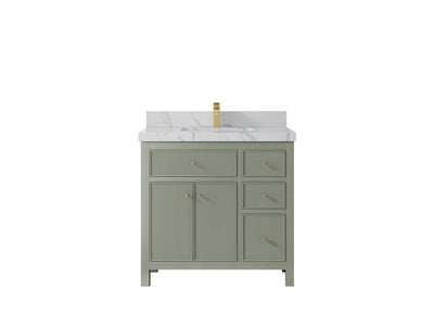 Sonoma 36 in. W x 22 in. D Center Sink Bathroom Vanity - Willow Bath and Vanity