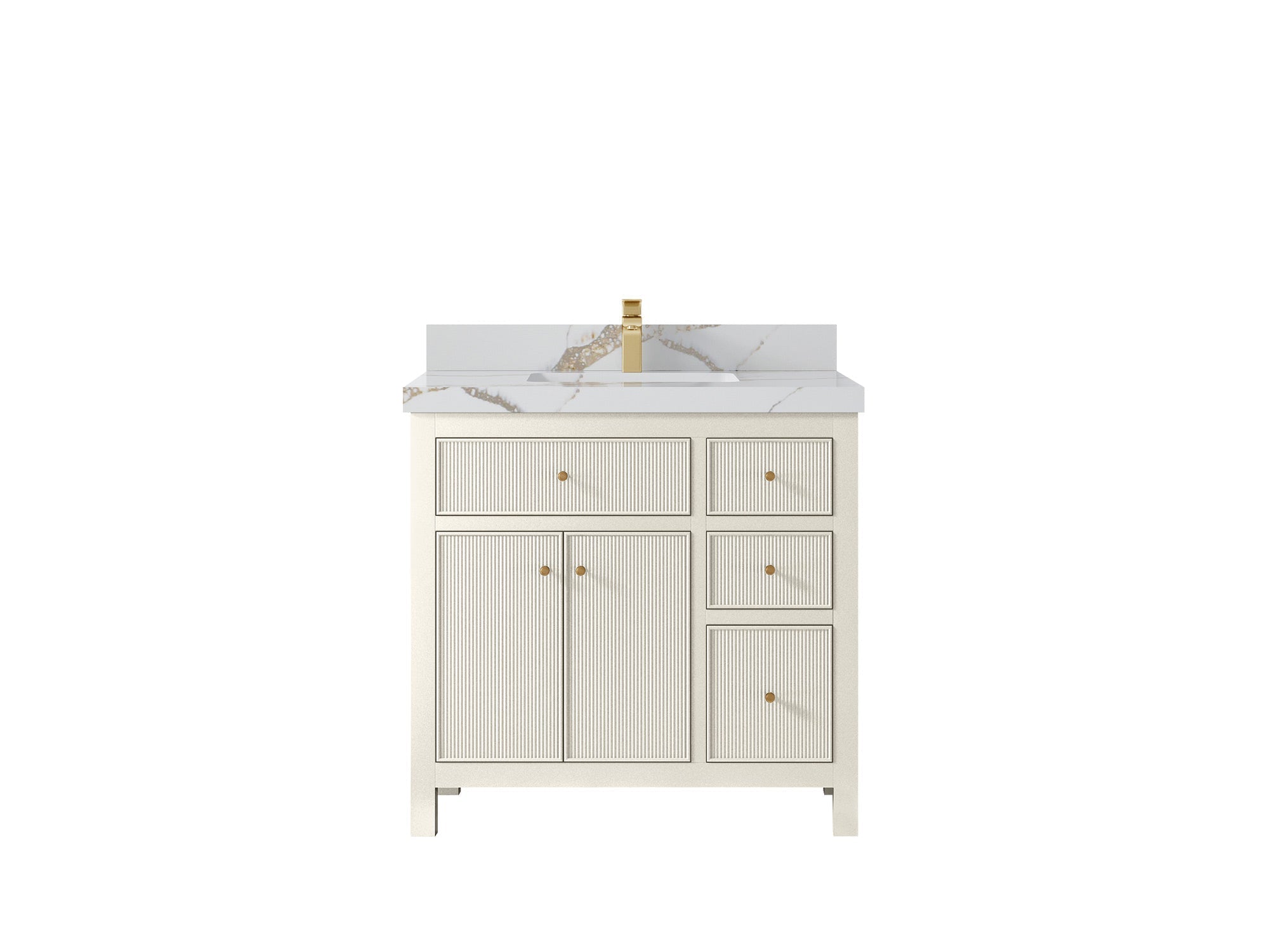 Sonoma 36 in. W x 22 in. D Center Sink Bathroom Vanity - Willow Bath and Vanity