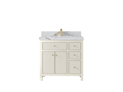 Sonoma 36 in. W x 22 in. D Center Sink Bathroom Vanity - Willow Bath and Vanity
