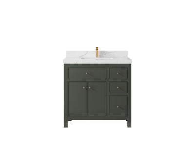 Sonoma 36 in. W x 22 in. D Center Sink Bathroom Vanity - Willow Bath and Vanity