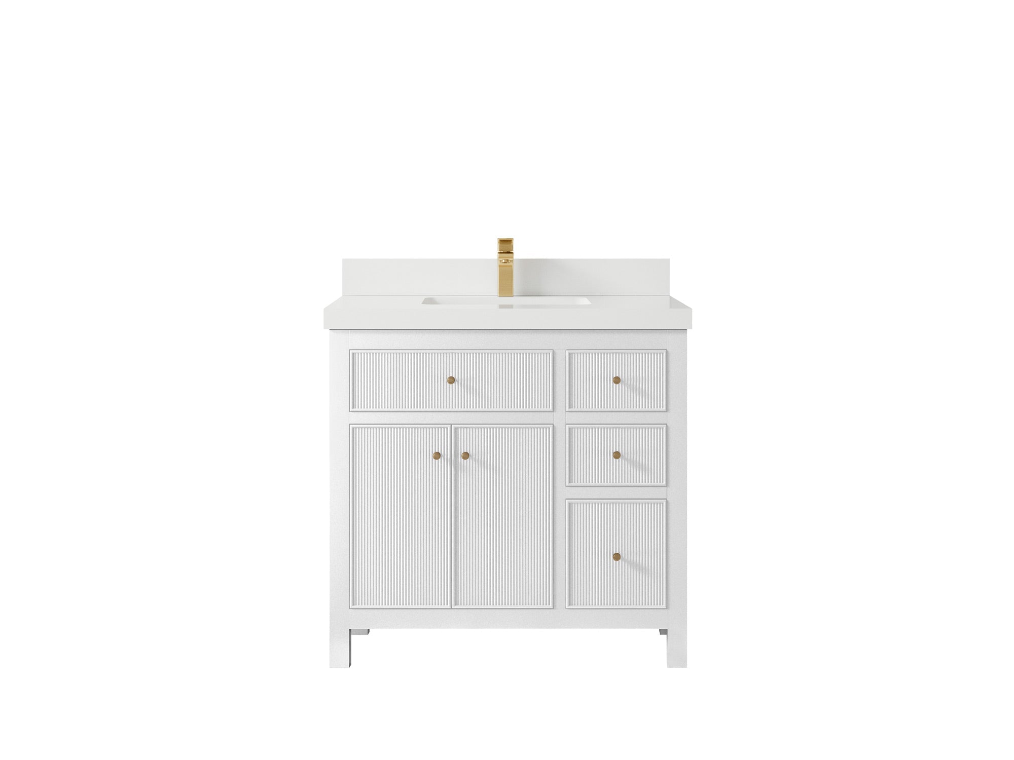 Sonoma 36 in. W x 22 in. D Center Sink Bathroom Vanity - Willow Bath and Vanity