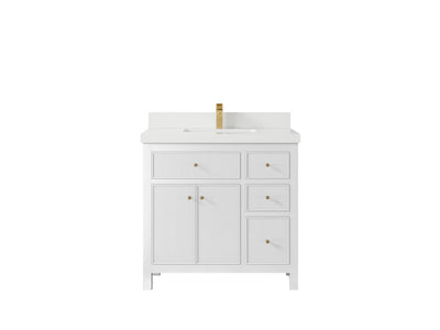 Sonoma 36 in. W x 22 in. D Center Sink Bathroom Vanity - Willow Bath and Vanity