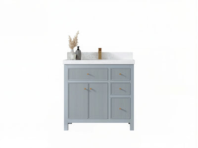 Sonoma 36 in. W x 22 in. D Center Sink Bathroom Vanity - Willow Bath and Vanity