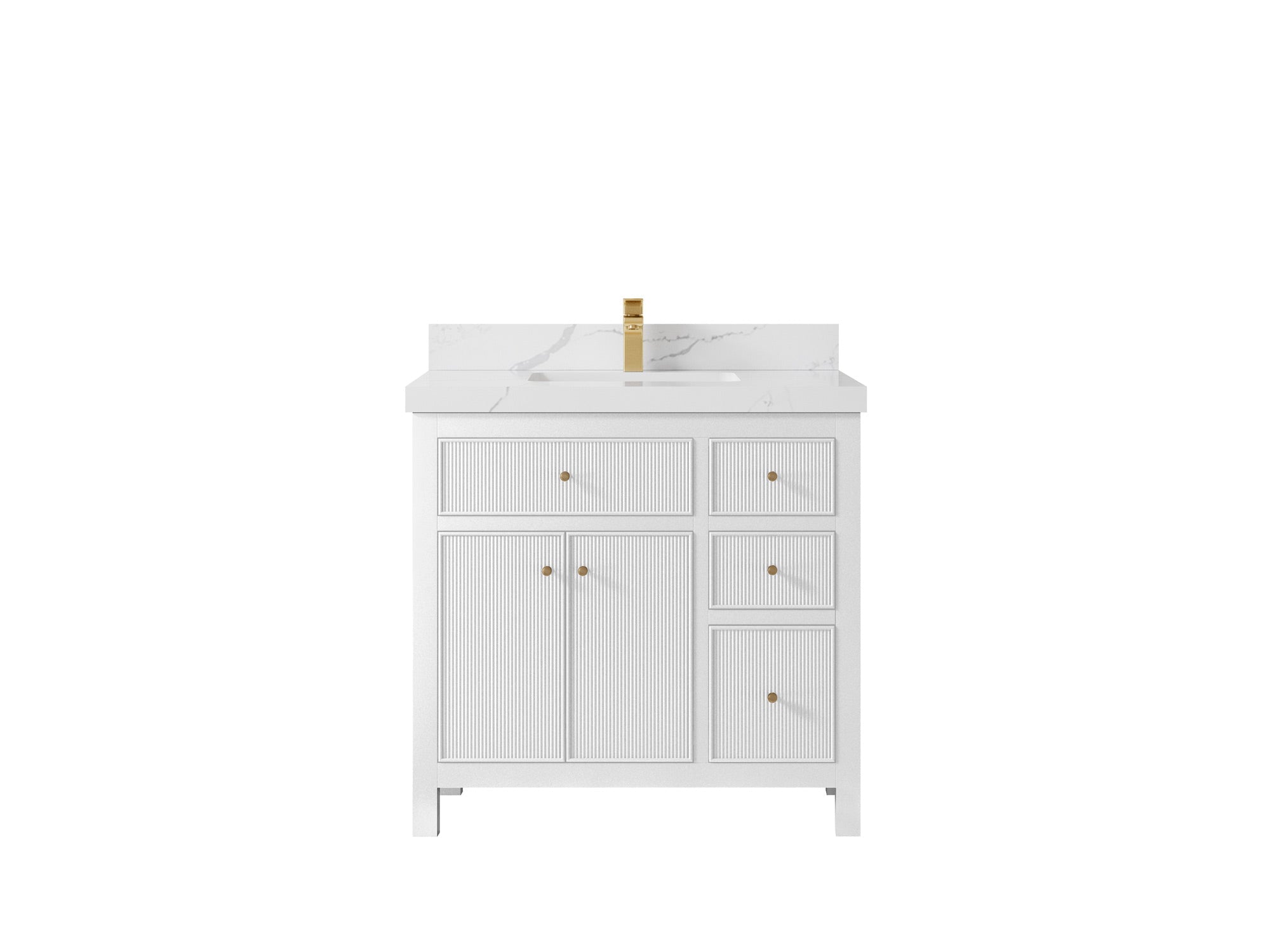 Sonoma 36 in. W x 22 in. D Center Sink Bathroom Vanity - Willow Bath and Vanity