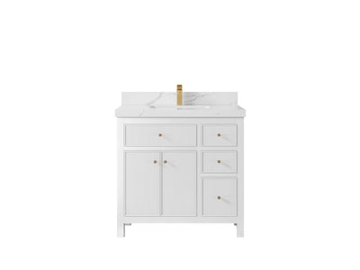 Sonoma 36 in. W x 22 in. D Center Sink Bathroom Vanity - Willow Bath and Vanity