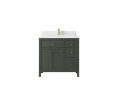 Sonoma 36 in. W x 22 in. D Center Sink Bathroom Vanity - Willow Bath and Vanity