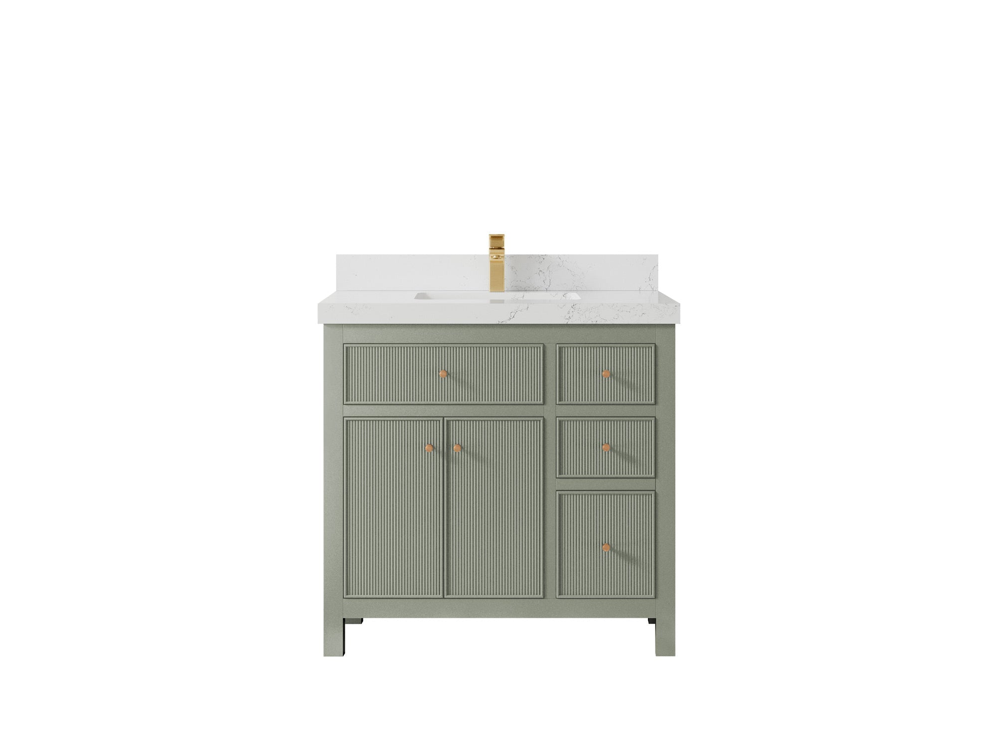 Sonoma 36 in. W x 22 in. D Center Sink Bathroom Vanity - Willow Bath and Vanity