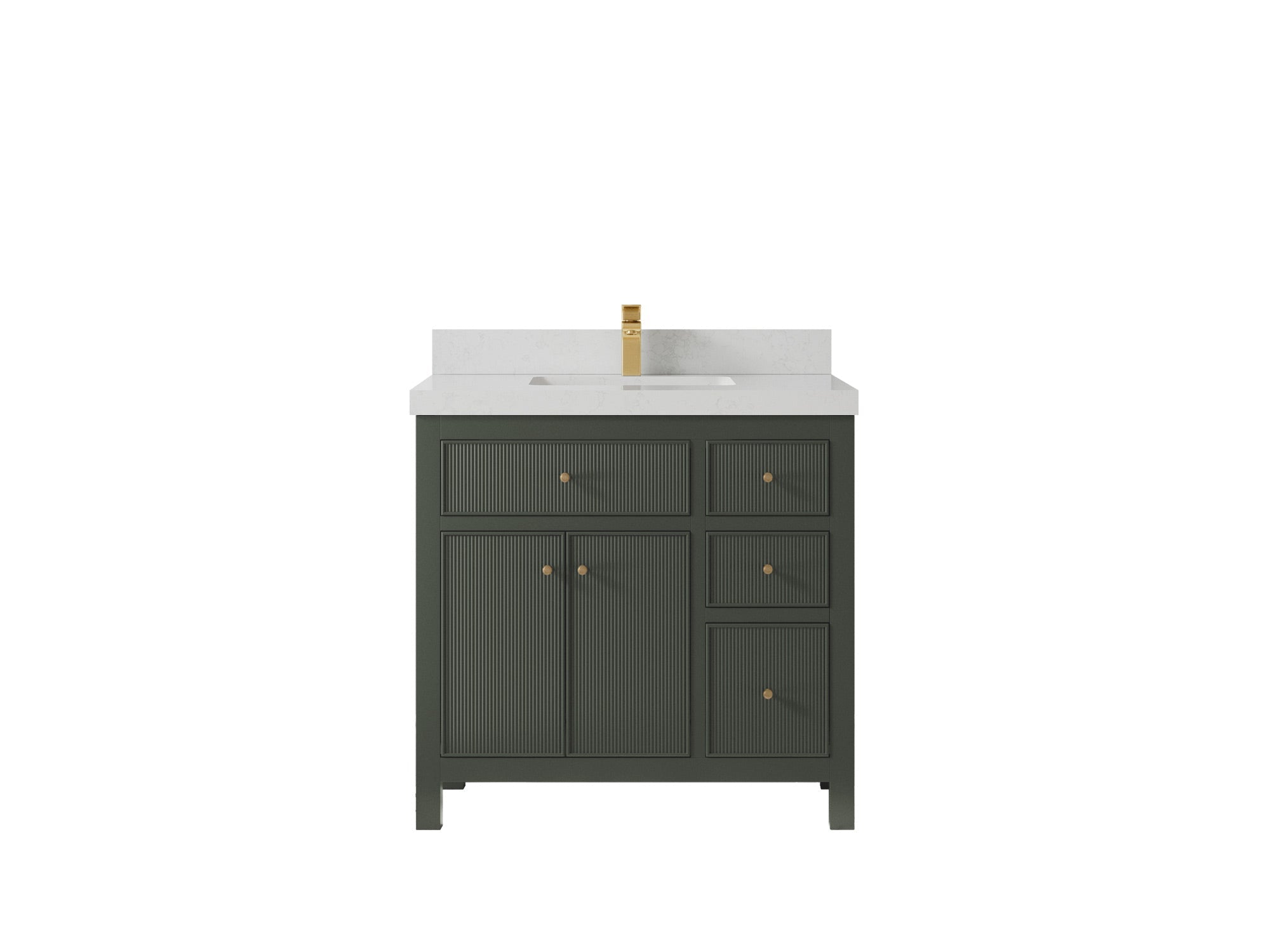 Sonoma 36 in. W x 22 in. D Center Sink Bathroom Vanity - Willow Bath and Vanity