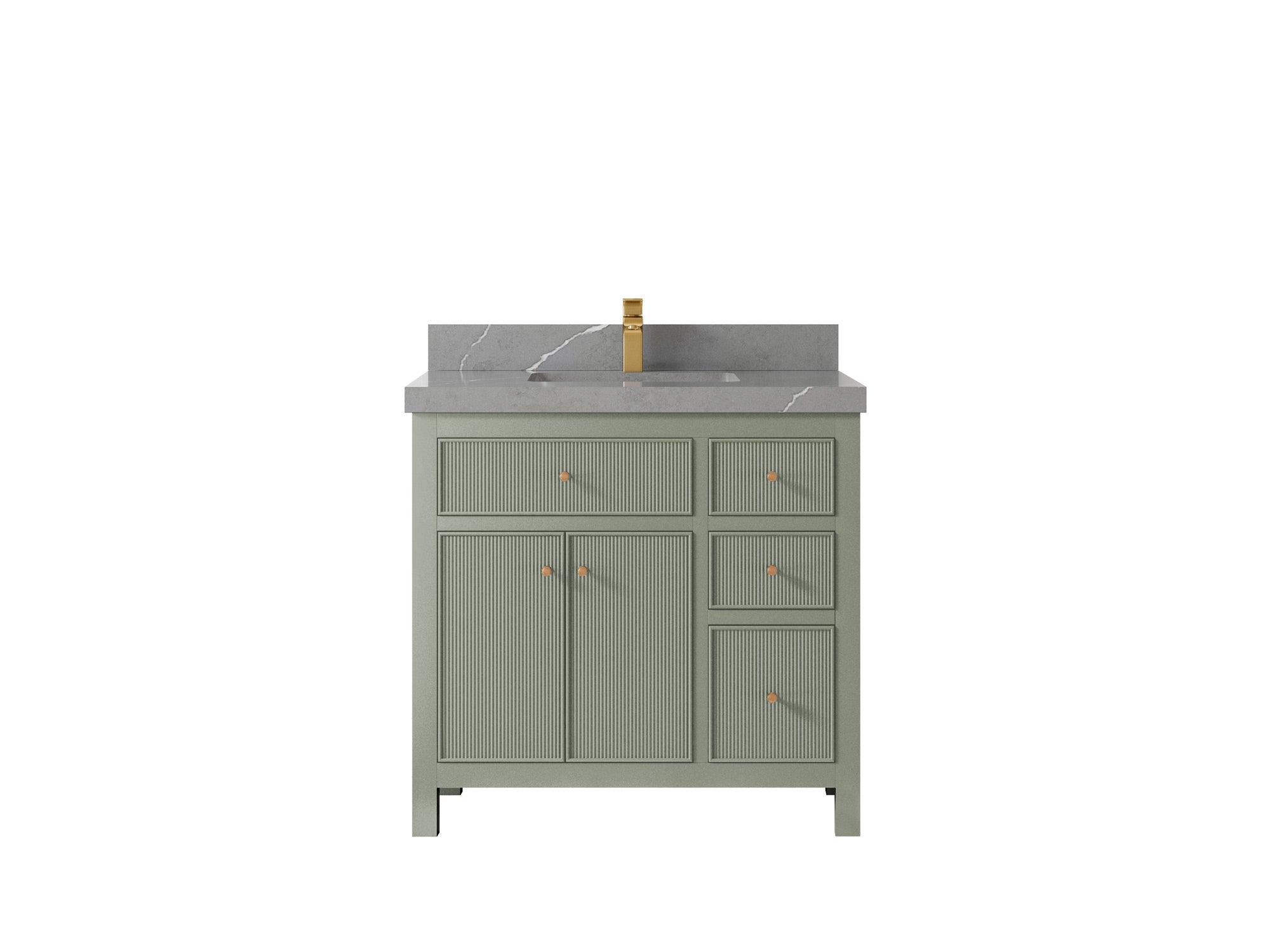 Sonoma 36 in. W x 22 in. D Center Sink Bathroom Vanity - Willow Bath and Vanity