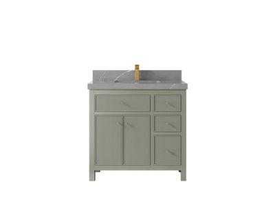 Sonoma 36 in. W x 22 in. D Center Sink Bathroom Vanity - Willow Bath and Vanity