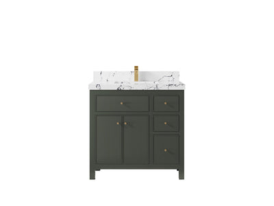 Sonoma 36 in. W x 22 in. D Center Sink Bathroom Vanity - Willow Bath and Vanity