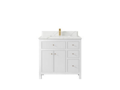 Sonoma 36 in. W x 22 in. D Center Sink Bathroom Vanity - Willow Bath and Vanity