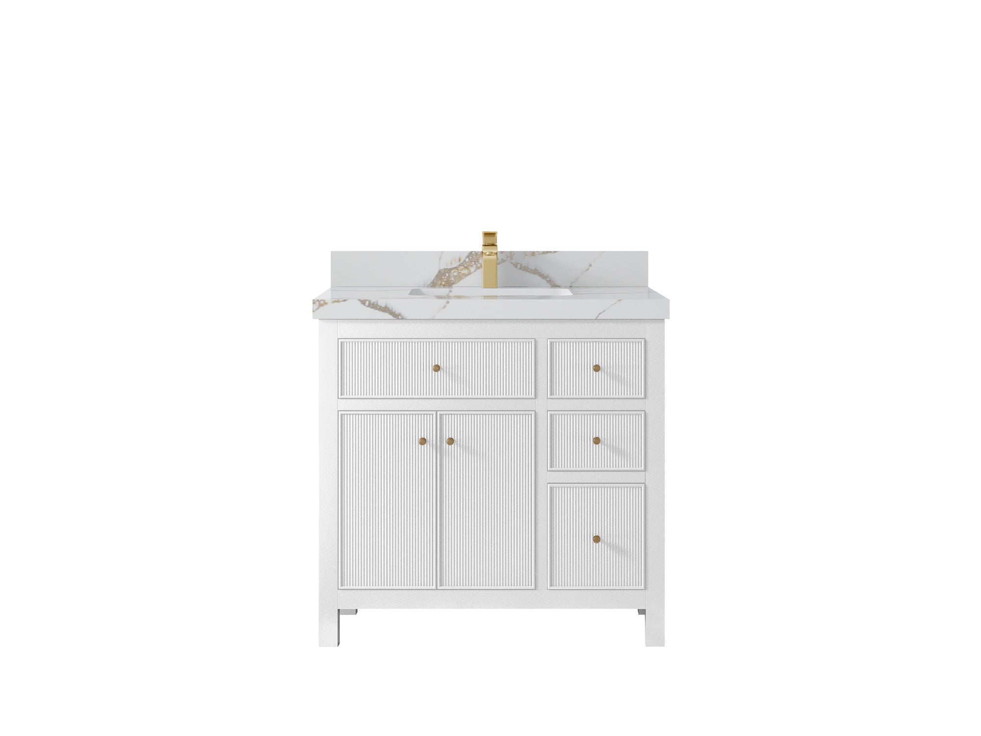 Sonoma 36 in. W x 22 in. D Center Sink Bathroom Vanity - Willow Bath and Vanity