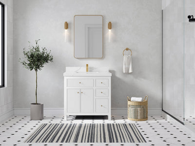 Sonoma 36 in. W x 22 in. D Center Sink Bathroom Vanity - Willow Bath and Vanity