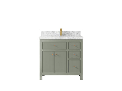 Sonoma 36 in. W x 22 in. D Center Sink Bathroom Vanity - Willow Bath and Vanity