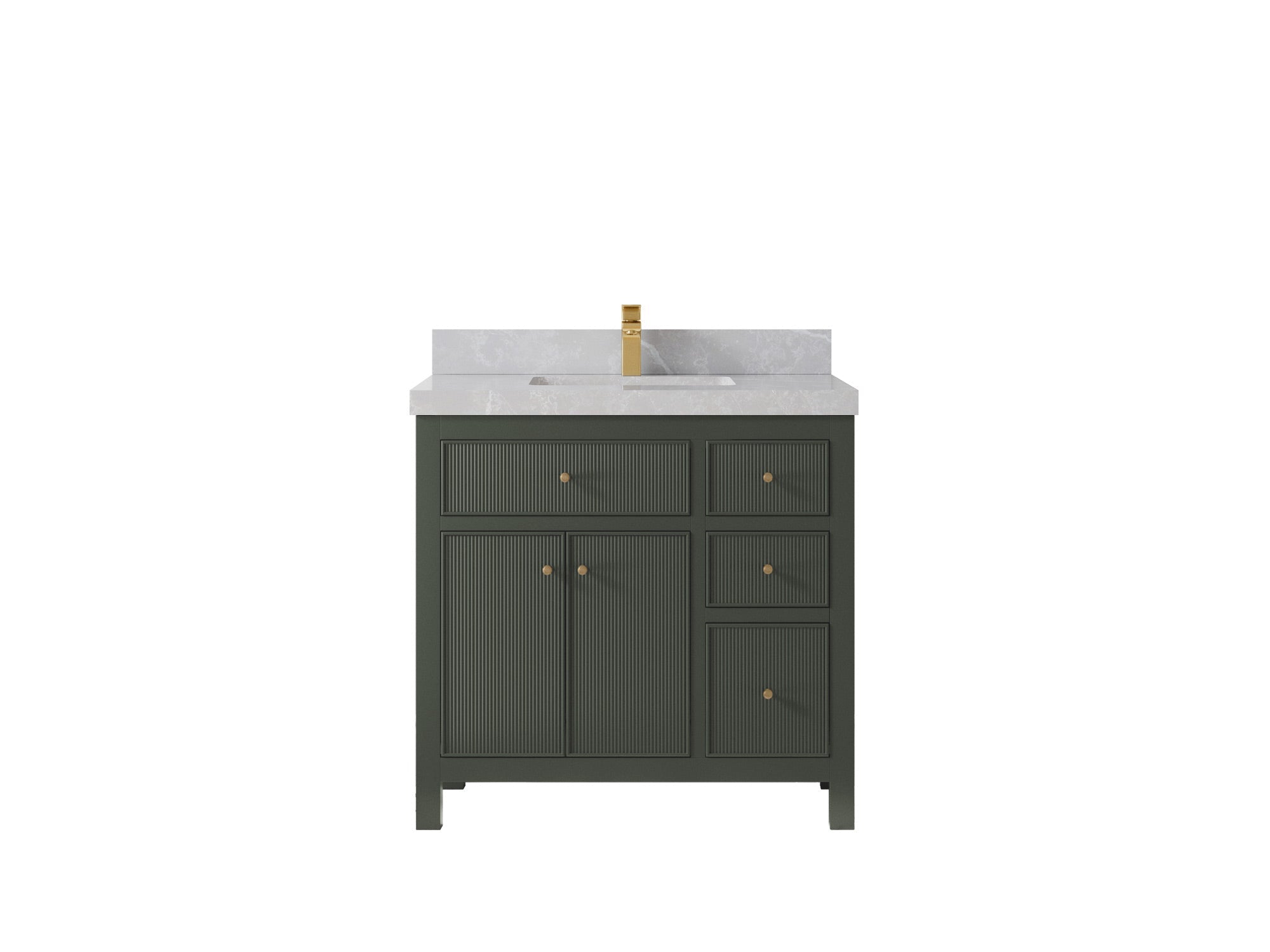 Sonoma 36 in. W x 22 in. D Center Sink Bathroom Vanity - Willow Bath and Vanity