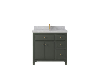 Sonoma 36 in. W x 22 in. D Center Sink Bathroom Vanity - Willow Bath and Vanity