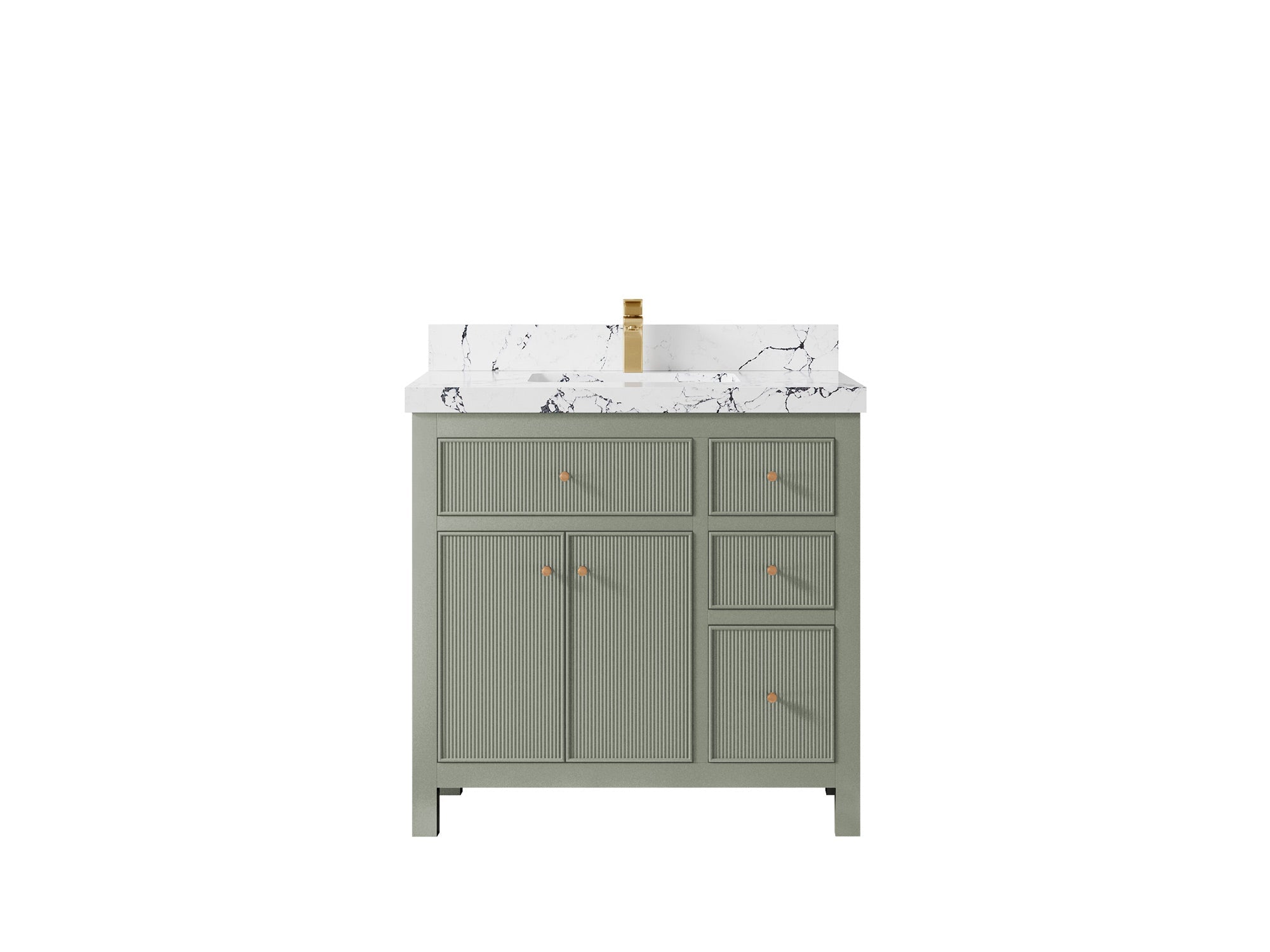 Sonoma 36 in. W x 22 in. D Center Sink Bathroom Vanity - Willow Bath and Vanity