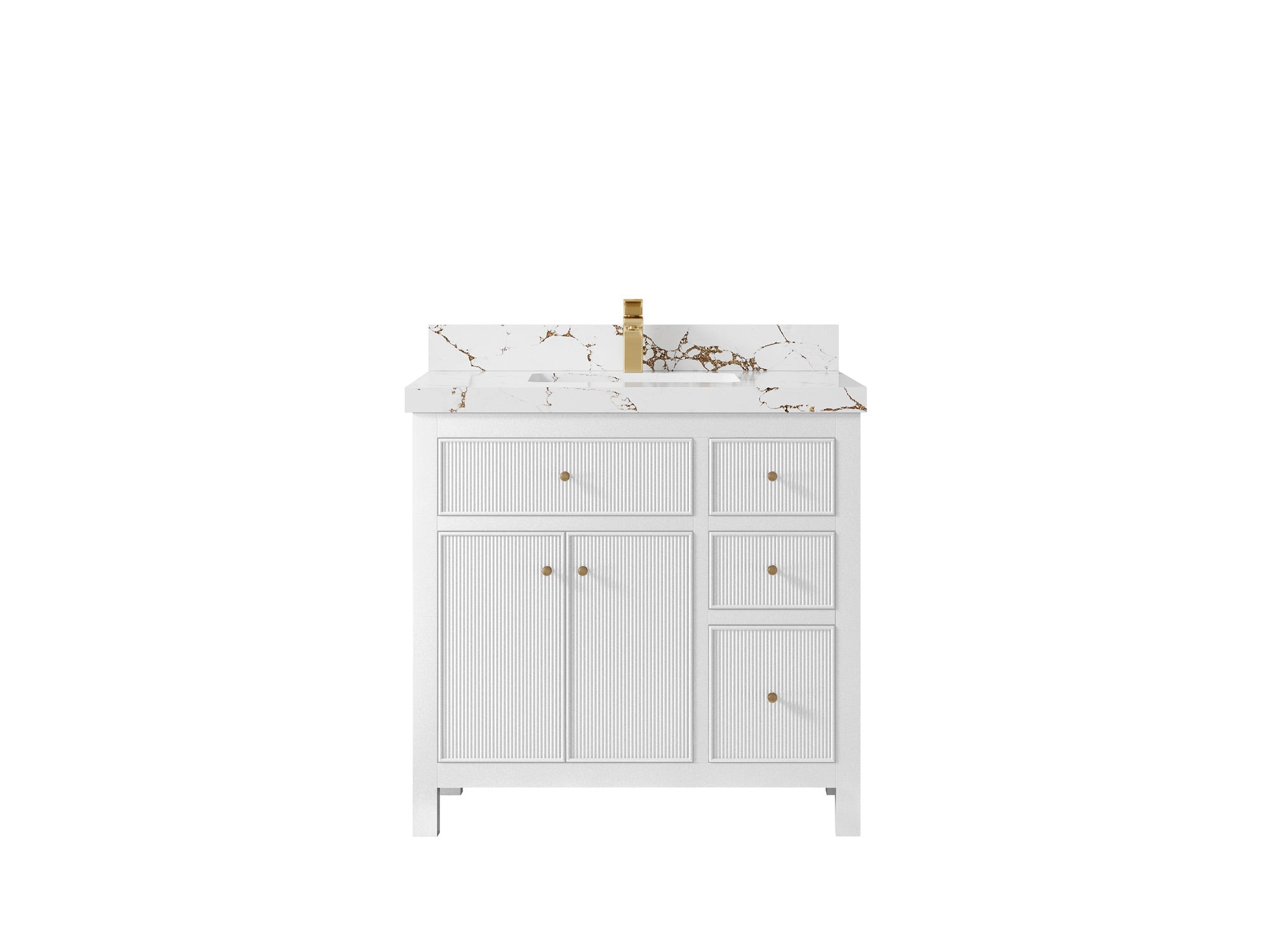 Sonoma 36 in. W x 22 in. D Center Sink Bathroom Vanity - Willow Bath and Vanity
