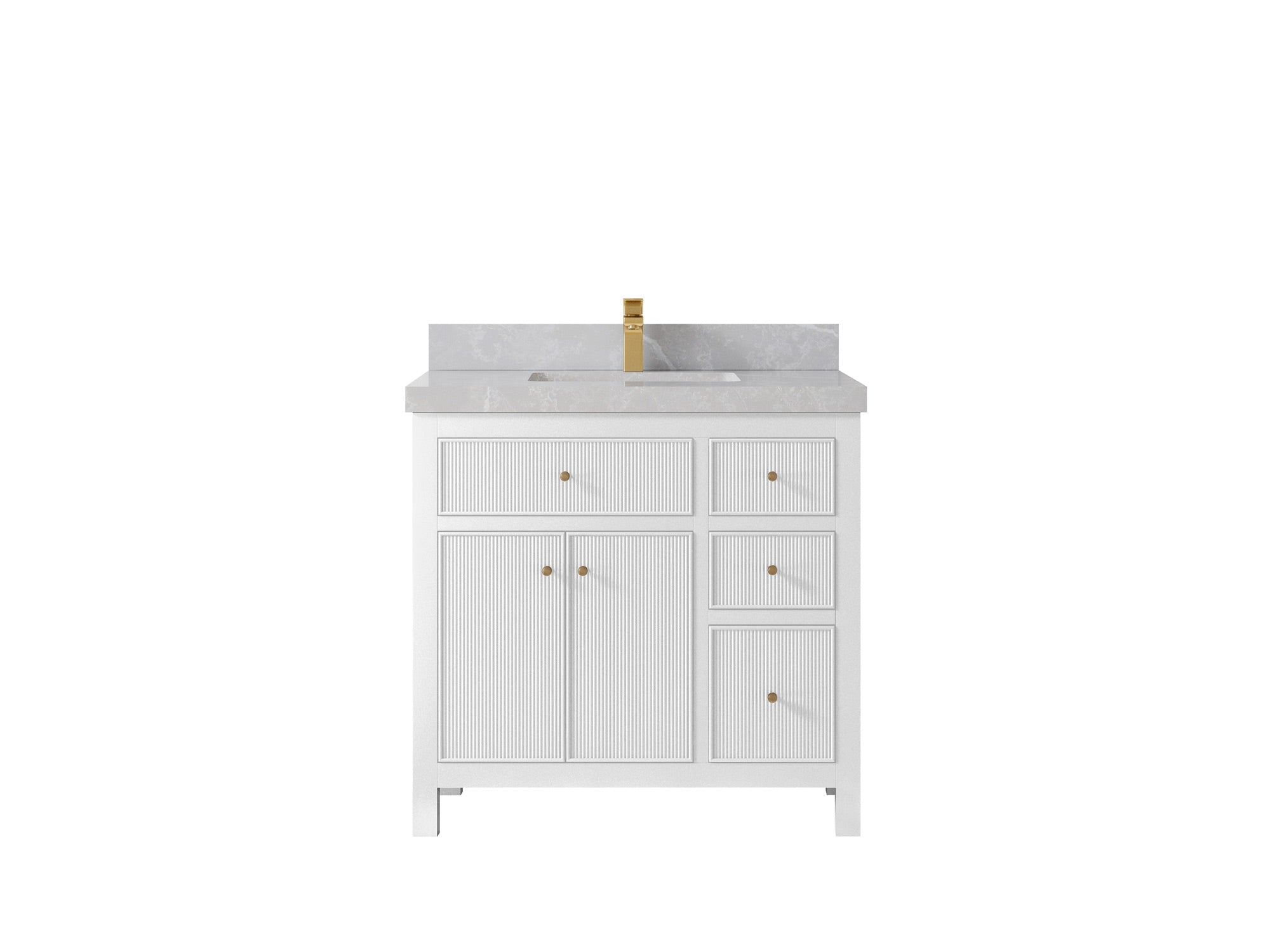 Sonoma 36 in. W x 22 in. D Center Sink Bathroom Vanity - Willow Bath and Vanity