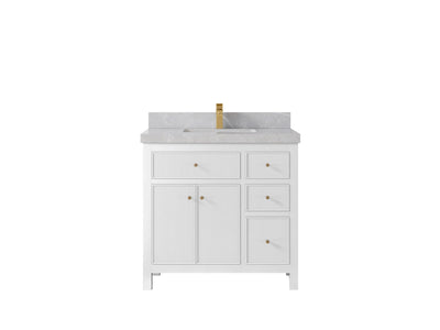 Sonoma 36 in. W x 22 in. D Center Sink Bathroom Vanity - Willow Bath and Vanity