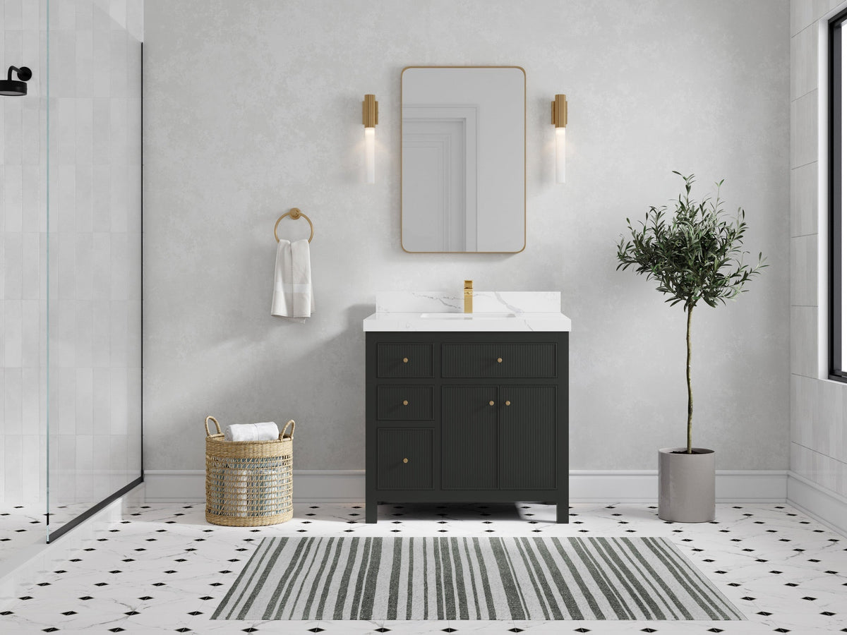 Sonoma 36 in. W x 22 in. D Center Sink Bathroom Vanity - Willow Bath and Vanity