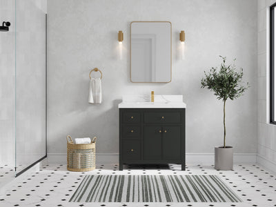 Sonoma 36 in. W x 22 in. D Center Sink Bathroom Vanity - Willow Bath and Vanity