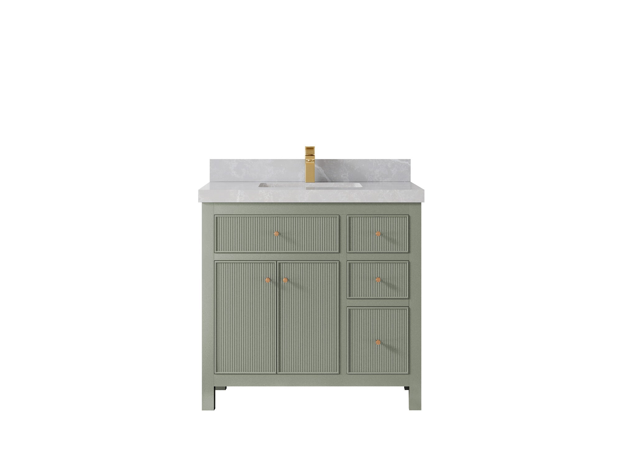 Sonoma 36 in. W x 22 in. D Center Sink Bathroom Vanity - Willow Bath and Vanity