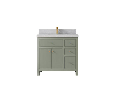 Sonoma 36 in. W x 22 in. D Center Sink Bathroom Vanity - Willow Bath and Vanity