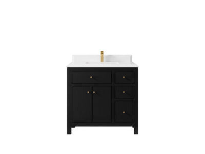 Sonoma 36 in. W x 22 in. D Center Sink Bathroom Vanity - Willow Bath and Vanity