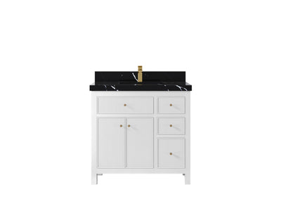 Sonoma 36 in. W x 22 in. D Center Sink Bathroom Vanity - Willow Bath and Vanity