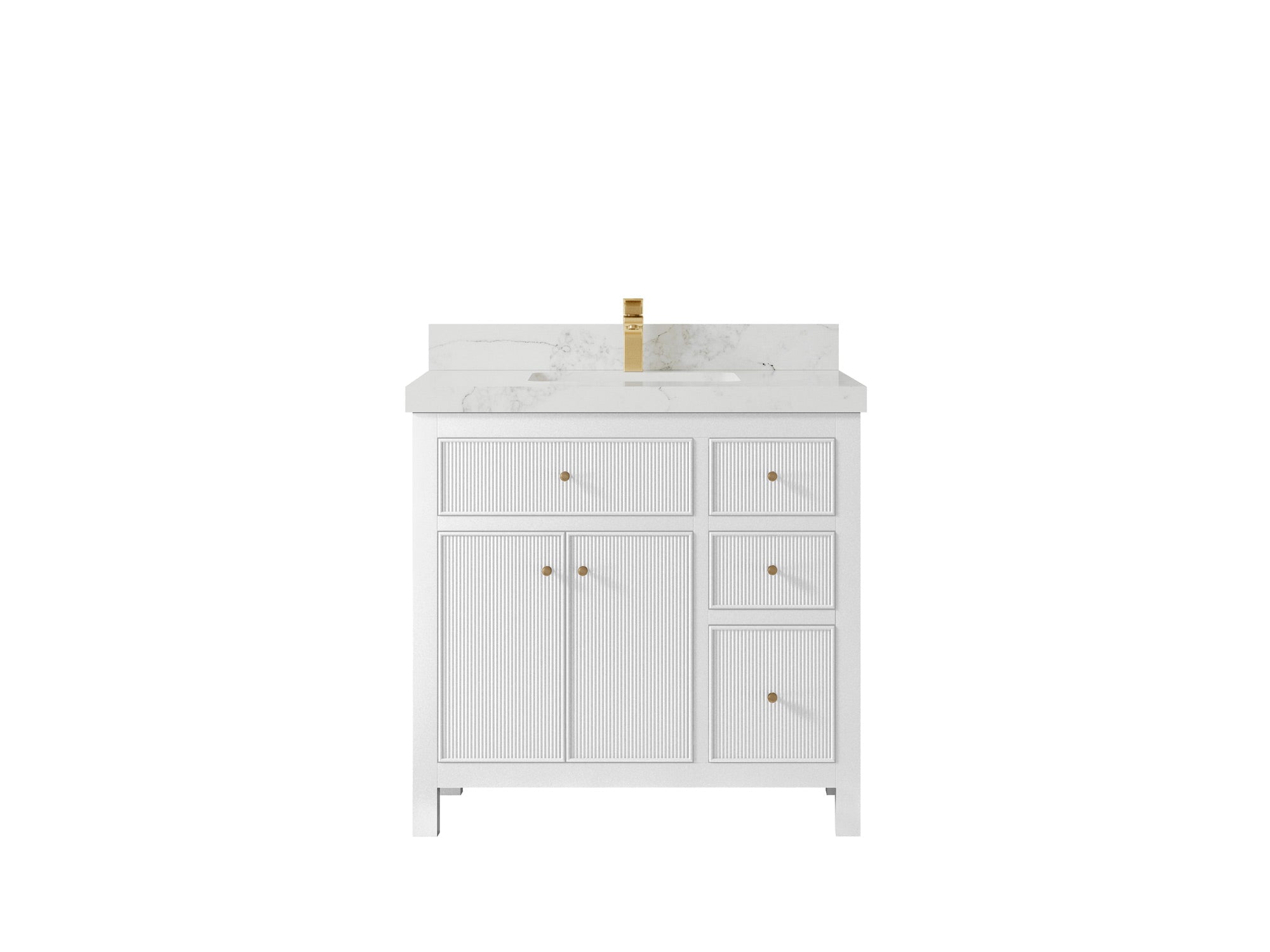Sonoma 36 in. W x 22 in. D Center Sink Bathroom Vanity - Willow Bath and Vanity